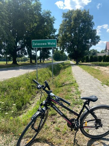 Na trasie rowerowej