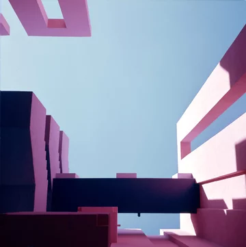 La Muralla Roja, osiedle projektu Ricardo Bofill Taller de Arquitectura Ricardo Bofill, La Muralla Roja