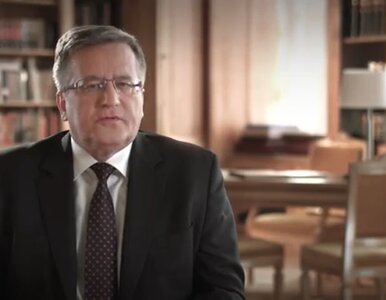 Miniatura: Komorowski: Prymitywna agresja. Kampania...