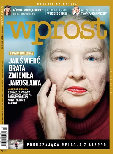 Okładka tygodnika Wprost nr 15/2017 (1782)