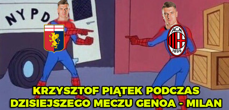 Mem po transferze Krzysztofa Piątka 