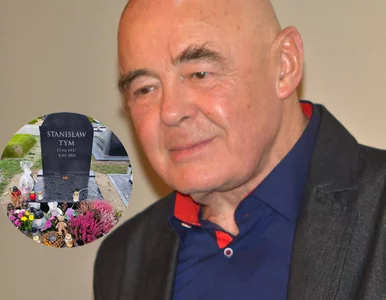 Miniatura: Nowy grób Stanisława Tyma. Jeden szczegół...