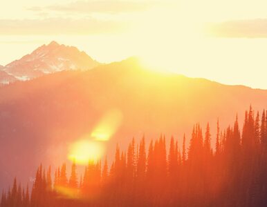 Miniatura: Taki zachód słońca w Tatrach to rzadkość....