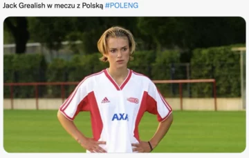Jack Grealish w meczu z Polską 