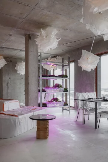 Venue 54 pop up Restaurant, Ryga. Projekt: Open AD 