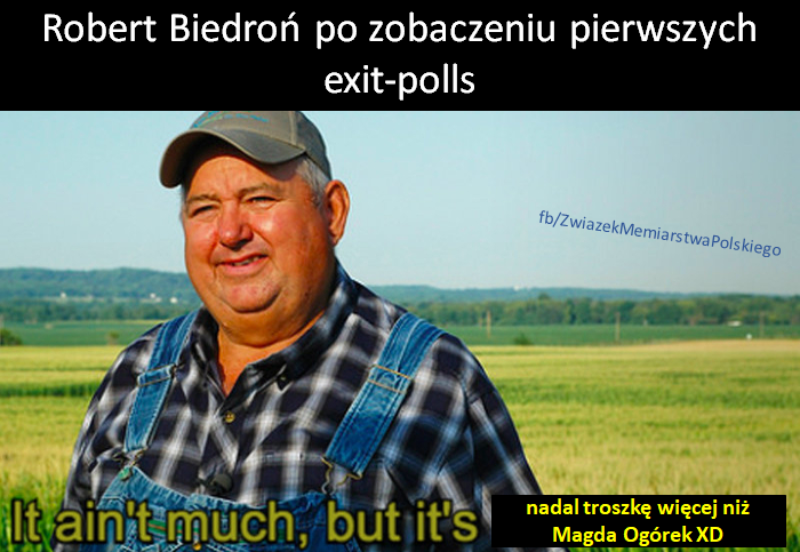 Mem po ogłoszeniu wyników I tury wyborów prezydenckich 