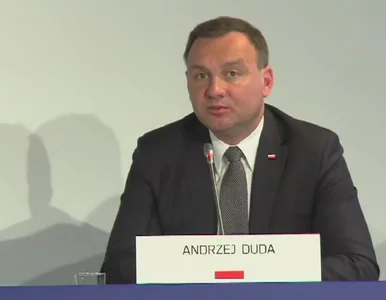 Miniatura: Duda po spotkaniu Grupy Wyszehradzkiej:...