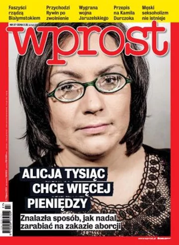 Okładka tygodnika Wprost nr 27/2013 (1584)