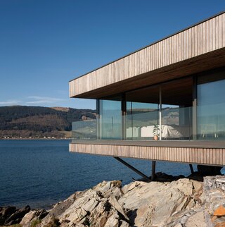 Dom na skale, projekt Cameron Webster Architects