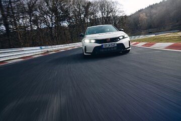Honda Civic na&nbsp;Nurburgringu