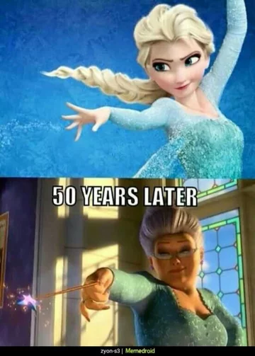 Mem inspirowany filmem „Frozen 2” 