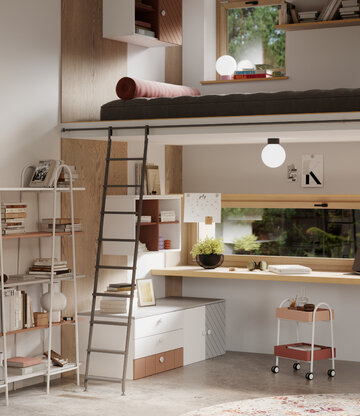 Kolekcja mebli dla młodych dorosłych Match, proj. Grynasz Studio 