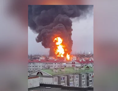 Miniatura: Ogromny pożar w rosyjskim Biełgorodzie....