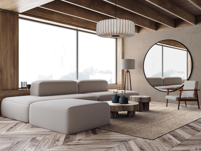Lustro Scandi Slim