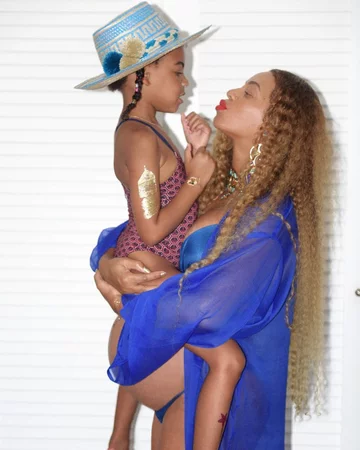 Beyonce z córką Blue Ivy Carter 