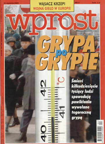 Okładka tygodnika Wprost nr 4/2000 (895)