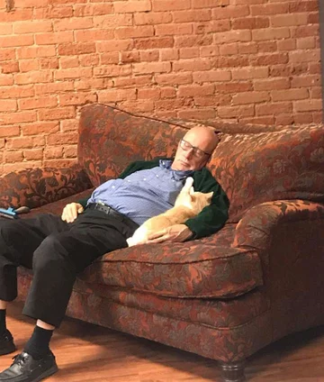 75-letni Terry Lauerman w Safe Haven Pet Sanctuary 