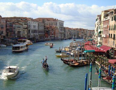 Miniatura: Susza w Wenecji. Kanały bez wody, gondole...