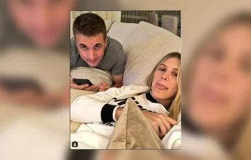 Eugenie Bouchard ze swoim fanem 