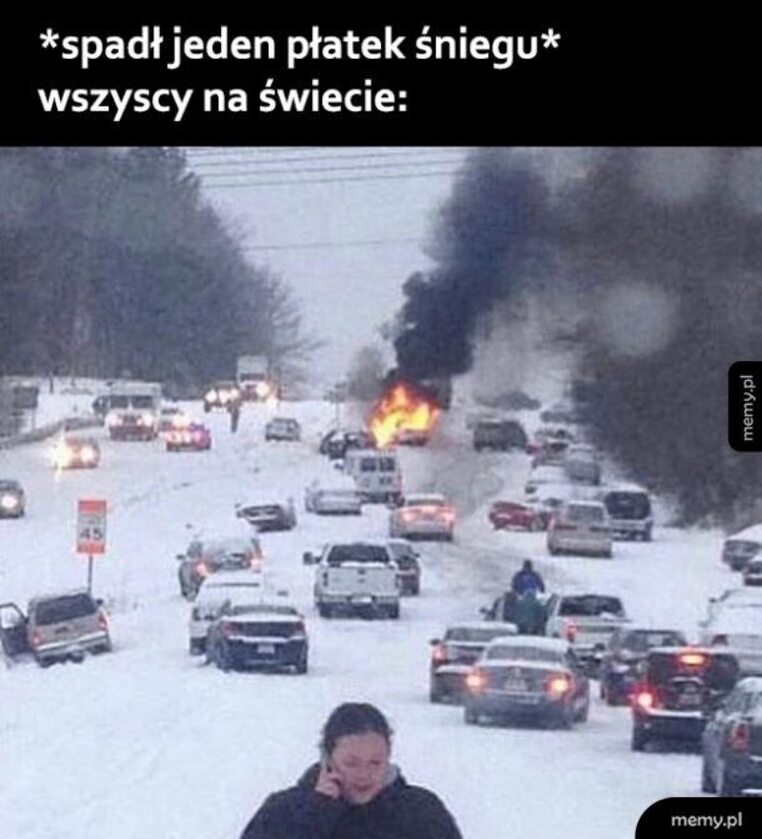 Mem związany z zimą 