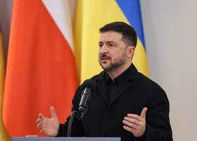 Miniatura: Zełenski o ekshumacjach wołyńskich. Jasna...