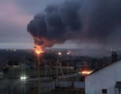 Miniatura: Strzały w rosyjskim Biełgorodzie. Płonie...