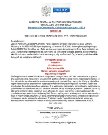 Fałszywy komunikat 2