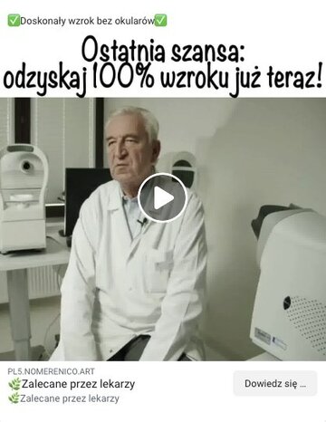 Posiłkując się cyfrową podobizną profesora zachęcano w&nbsp;ten spos&oacute;b do&nbsp;zakupu preparatu Oculosin