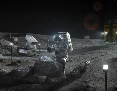 Miniatura: Kolekcja Ziemia-Księżyc 2024. Astronauci...