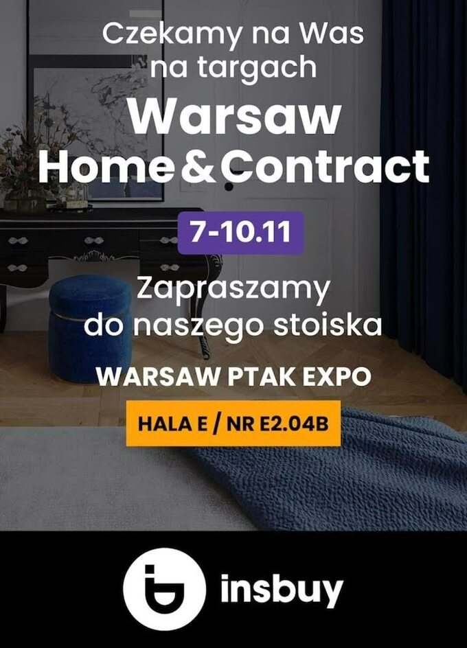 Insbuy na targach Warsaw Home & Contract