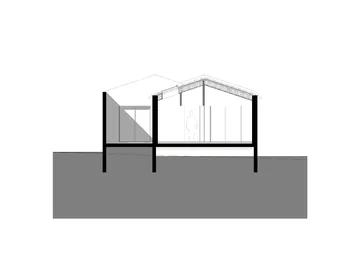 Jak się ukryć przed spojrzeniami sąsiadów? Dom na małą działkę projektu Artelabo V2com, 2524-01, mały domek, bez okien