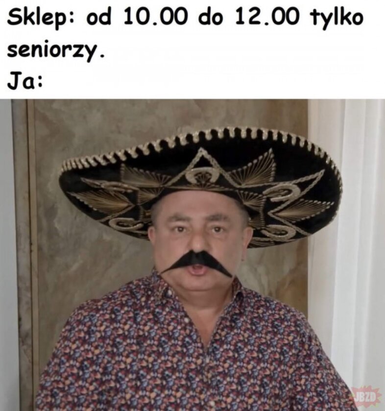 Godziny dla seniorów (Memy) 