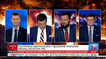 Paski informacyjne w TVP Info 