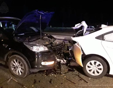 Miniatura: Seria kolizji na S8. Zderzyło się dziewięć...