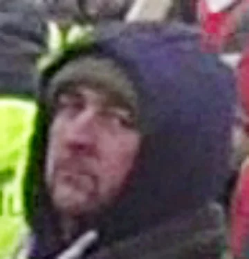 Mężczyzna, który brał udział w proteście rolników 