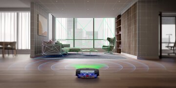 Zaawansowany system DToF LiDAR wsp&oacute;łpracujący z&nbsp;kamerą HD i&nbsp;sztuczną inteligencją pozwala robotowi Dyson Spot+Scrub&trade; Ai precyzyjnie mapować wnętrza, rozpoznawać przeszkody oraz&nbsp;optymalizować trasę sprzątania w&nbsp;czasie rzeczywistym