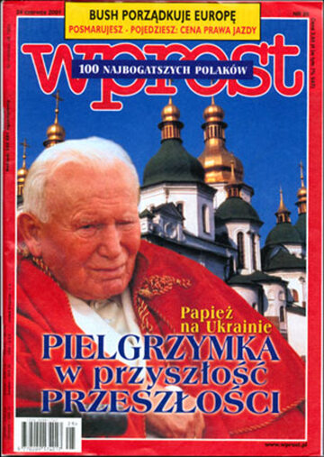 Okładka tygodnika Wprost nr 25/2001 (969)