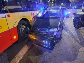 Nocny pościg na&nbsp;ulicach Warszawy. Pijany kierowca zatrzymał się...