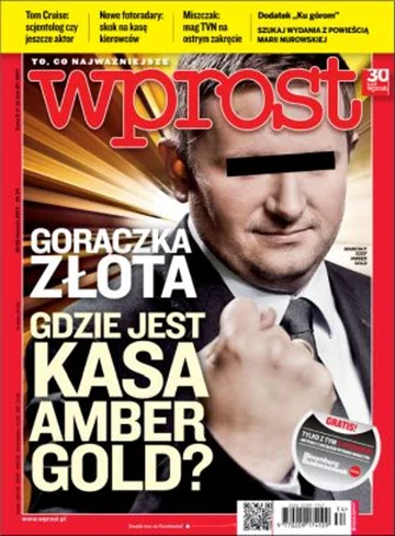 Okładka tygodnika Wprost nr 34/2012 (1540)