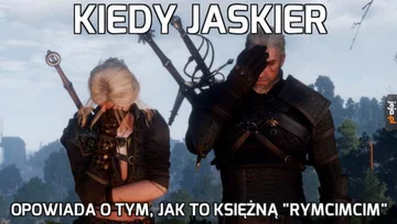 Mem inspirowany grami z serii Wiedźmin 