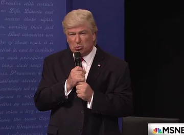 Alec Baldwin jako Donald Trump 