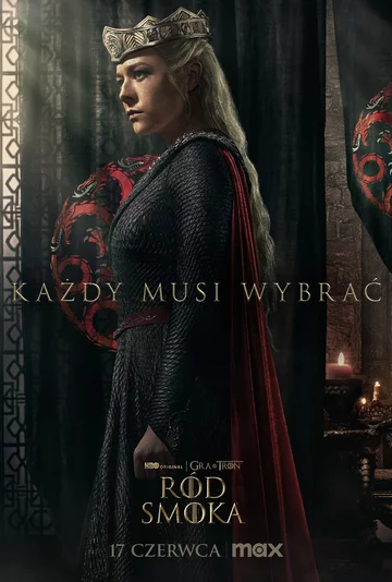 Plakat z 2. sezonu serialu „Ród Smoka” 