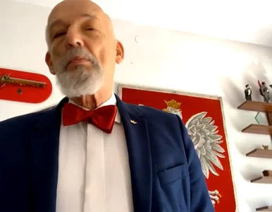 Miniatura: Poseł Korwin-Mikke wąchał skarpetę na...