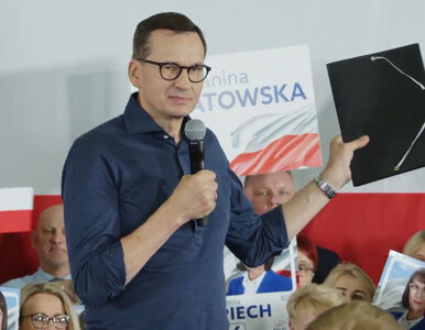 Miniatura: Morawiecki ujawnił część rzeczy z „teczki...