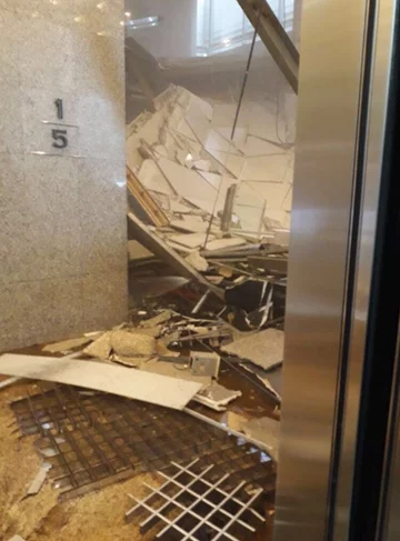 Katastrofa budowlana na giełdzie w Indonezji 