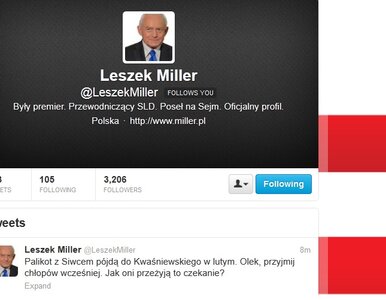 Miniatura: Miller kpi z Siwca i Palikota na Twitterze