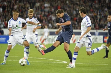 PSG rozbiło Dynamo Kijów 4:1 (fot. EPA/STEPHANE REIX/PAP)