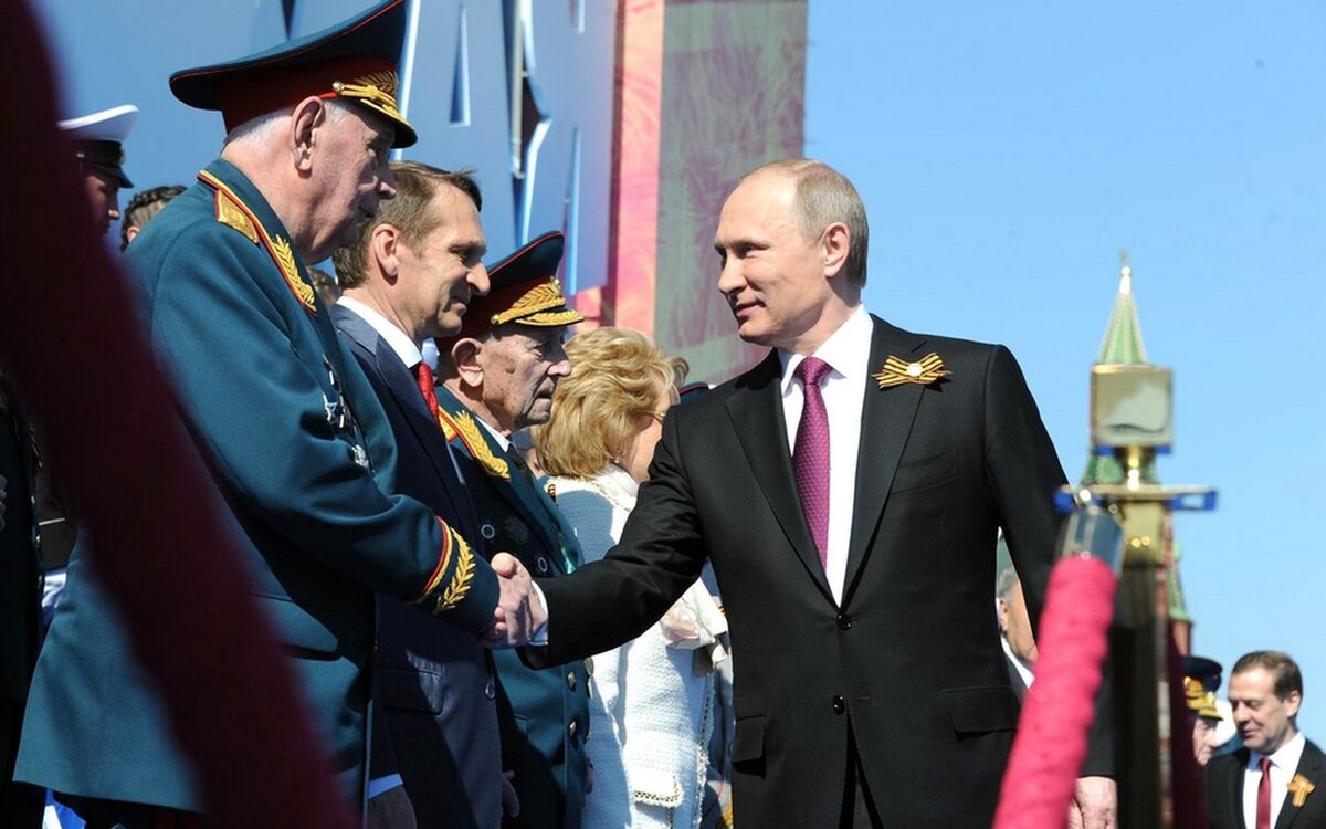 Dzień Zwycięstwa w Moskwie, prezydent Władimir Putin na Placu Czerwonym Dzień Zwycięstwa w Moskwie