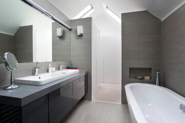Stylowe wnętrza starego domu, projekt Robert Hirschfield Architects