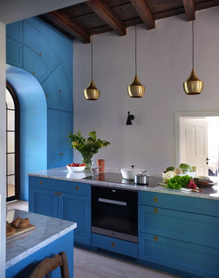 Miniatura: Niebieska kuchnia